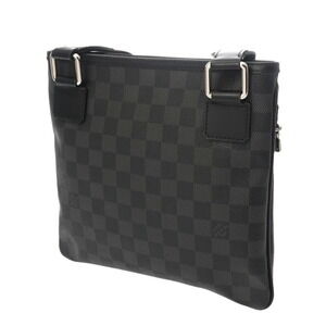 Louis Vuitton Black Damier Bag Canvas Gray Shoulder Graphite Thomas